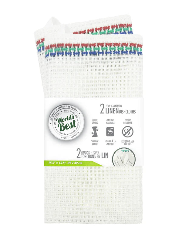 Linen Dishcloth - 2 Pack