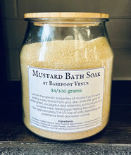 Load image into Gallery viewer, Mustard Bath Soak by Barefoot Venus - 10g BULK (#306)
