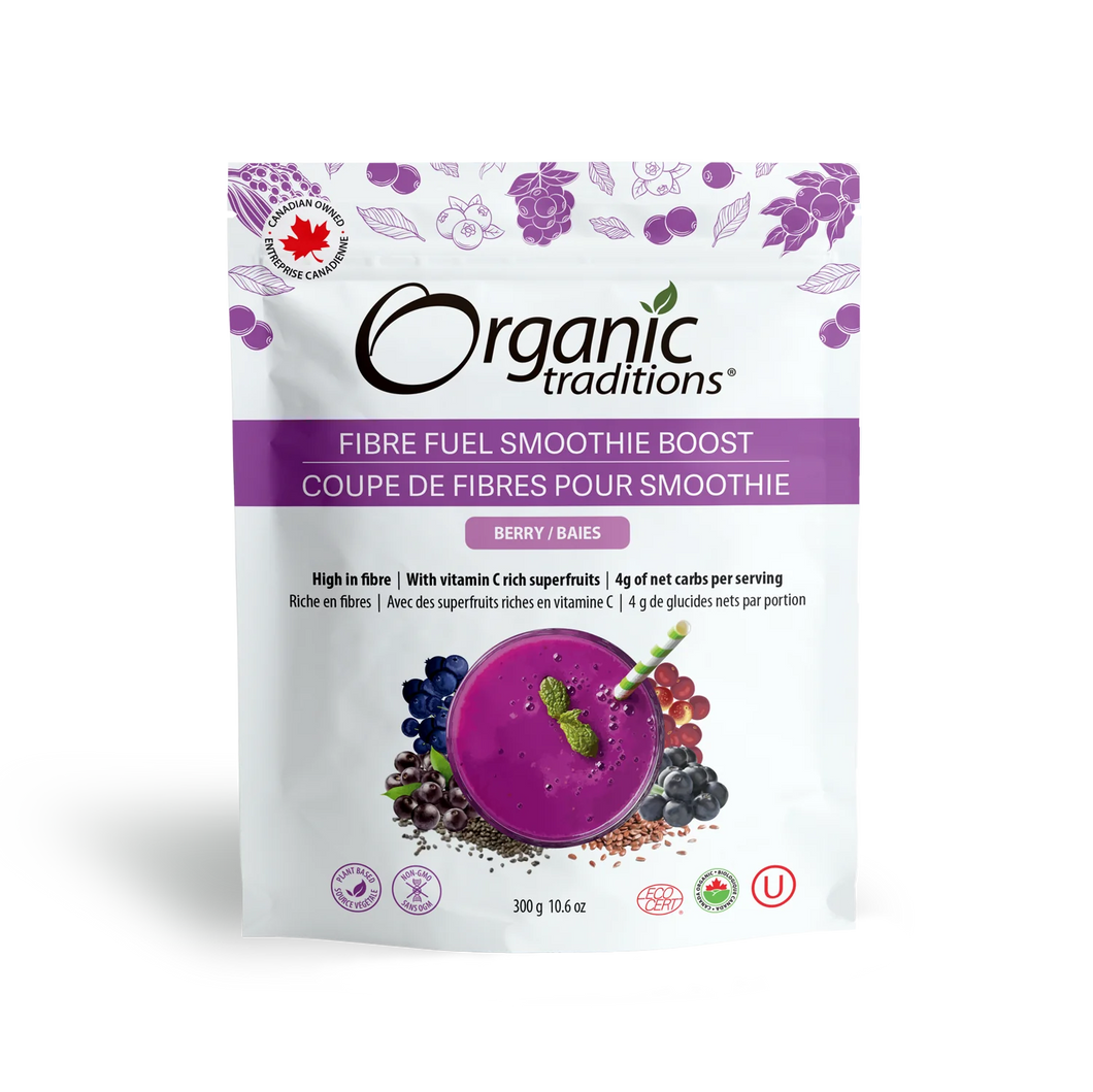 Organic Traditions Berry Fibre Fuel Smoothie Boost