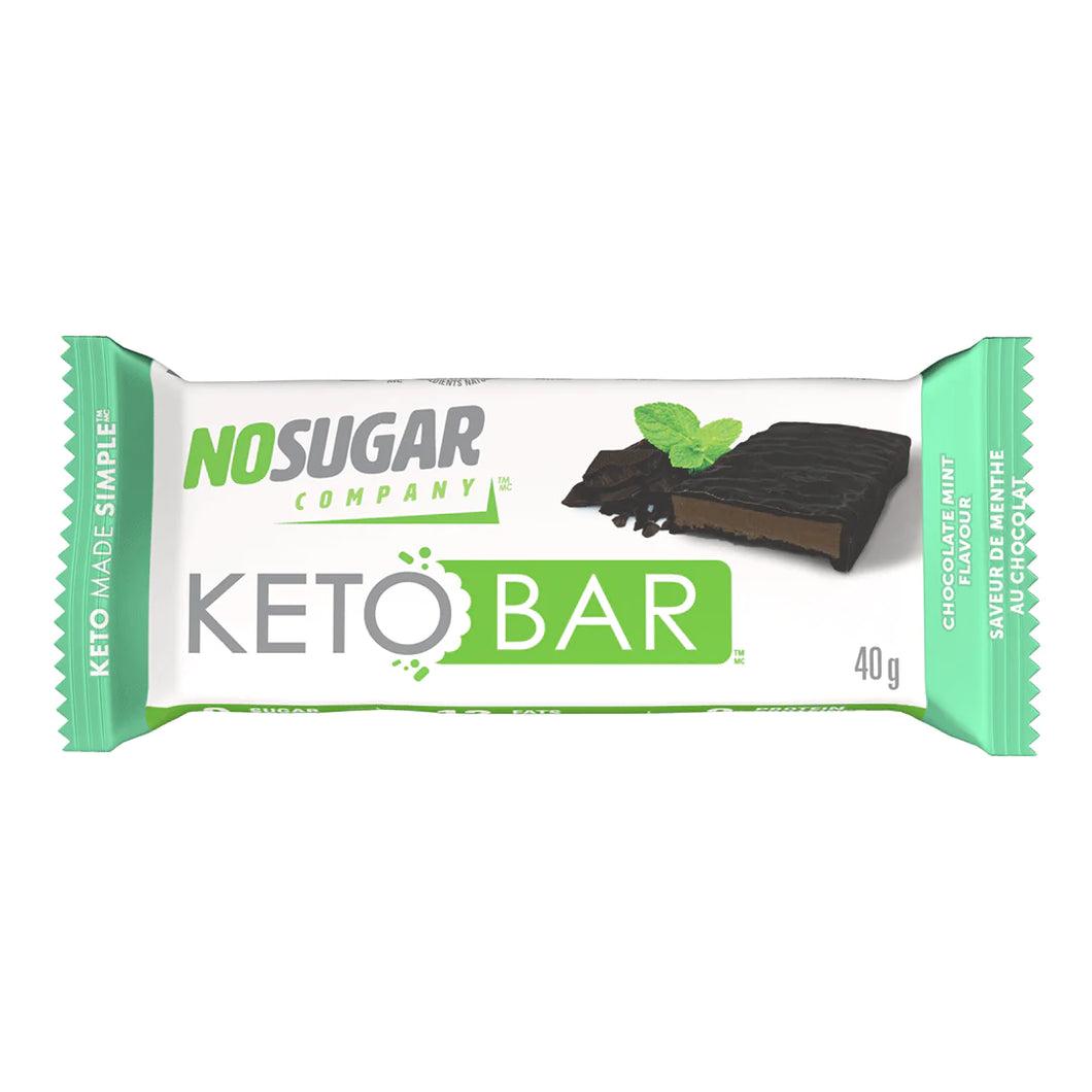 No Sugar Keto Bar Chocolate Mint