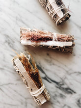 Load image into Gallery viewer, Selenite Healing Smudge Bundle Trio

