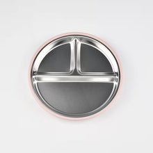 Load image into Gallery viewer, Stainless Steel Toddler Plates with Silicone Suction
