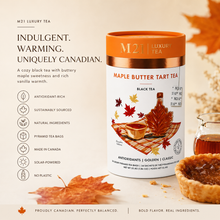 Load image into Gallery viewer, Maple Butter Tart Luxury Black Tea | Canadian | 24ct
