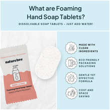 Load image into Gallery viewer, Sweet Citrus Foaming Hand Soap Tablets
