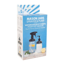 Load image into Gallery viewer, Mason Jar Sprayer &amp; Pump Lid Set
