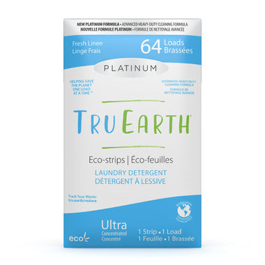 TruEarth Platinum Eco-Strips Laundry Detergent Fresh Linen