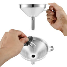 Load image into Gallery viewer, Stainless Steel Funnel with Filter
