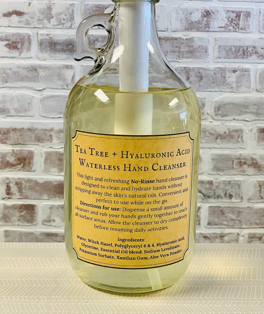 Tea Tree + Hyaluronic Acid Hand Sanitizer - 10ml BULK (#704)