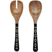 Load image into Gallery viewer, Mango Wood Salad Servers (Set of Two)
