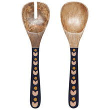 Load image into Gallery viewer, Mango Wood Salad Servers (Set of Two)
