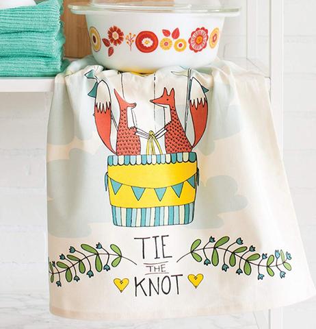 Tea Towel 'Tie the Knot'