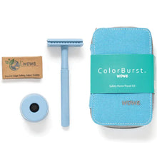 Load image into Gallery viewer, Double Edge Safety Razor with Canvas Travel Pouch
