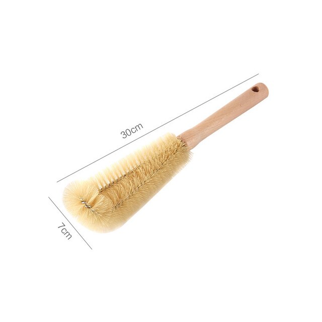 Long Wooden Handle Bottle Cleaning Brush