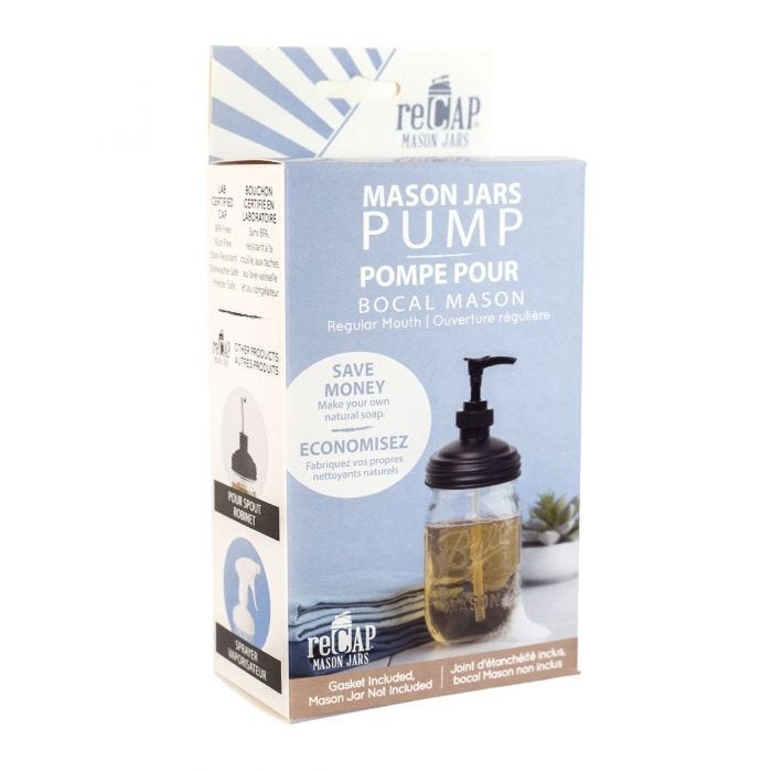Mason Jar Pump Lid