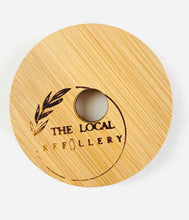 Load image into Gallery viewer, Bamboo Mason Drink Lid (with straw hole)
