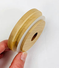 Load image into Gallery viewer, Bamboo Mason Drink Lid (with straw hole)
